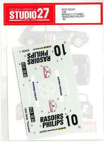 1/24 RENAULT 5 TURBO RASOURS PHILIPS 82