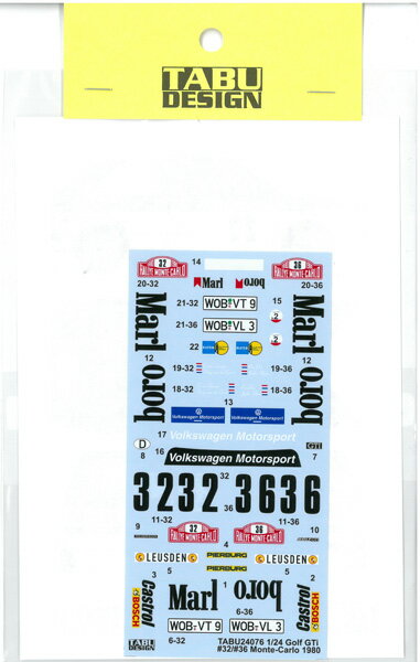 1/24 Golf GTi #32 #36 M...の紹介画像2