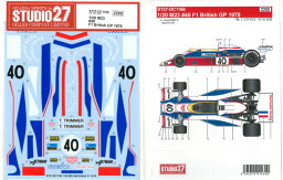 1/20 M23 #40 F1 British GP 1978 (T社1/20対応）