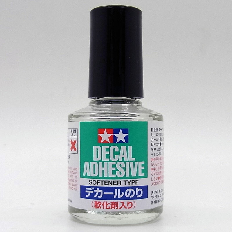 デカールのり（軟化剤入り）【タミヤ メイクアップ材シリーズ】