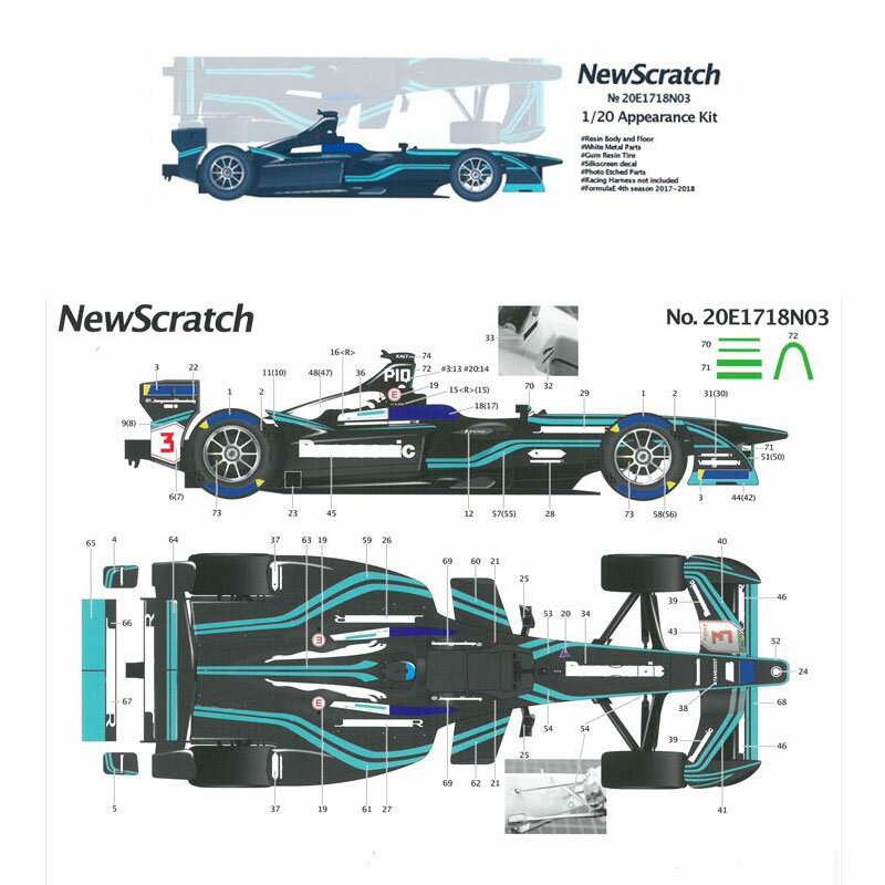 1/20 եߥE 2017-18 #03NewScratch 20E1718N03KIT