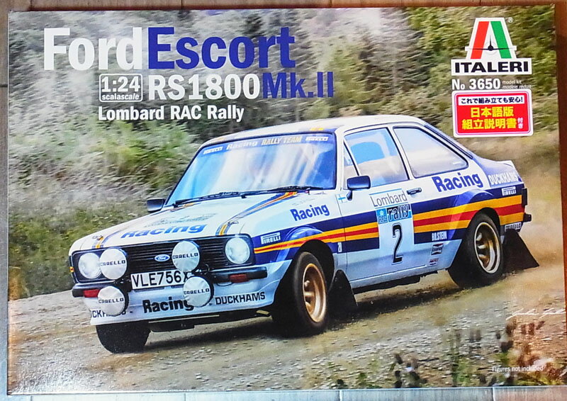 Rakuten - 1/24 フォード エスコート RS1800 Mk.II RACラリー (日本語説明書付属)【イタレリ IT3650】