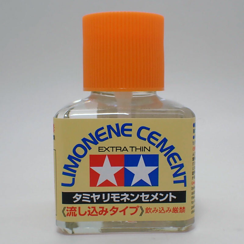 タミヤ リモネンセメント(流し込みタイプ オレンジの香りの接着剤)