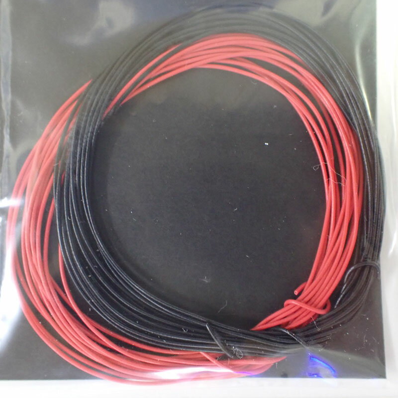 超細リード線 0.65mm【赤&黒】パイピング...の紹介画像2