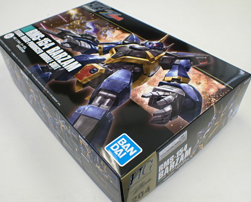 Amazon.com: BANDAI Hobby #204 Barzam Z Gundam, HGUC 1/144