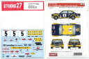 1/20 フィアット131 アバルト ラリー 1977 Tour De Corse 5 (T社1/20 ITEM20069対応)【スタジオ27デカール ST27-DC1240】