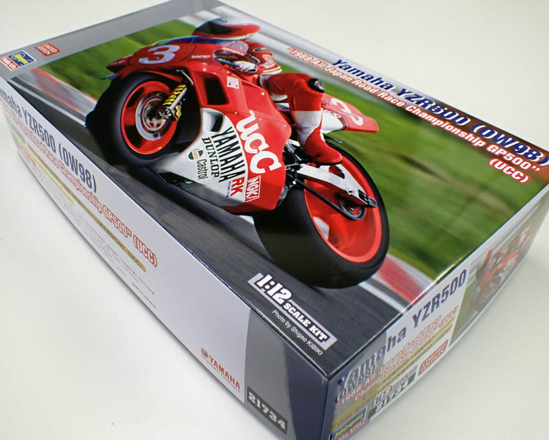 1/12 ヤマハ YZR500（0W98）“1988 全日本ロードレース選手権GP500”（UCC）【ハセガワ 限定品 21734】