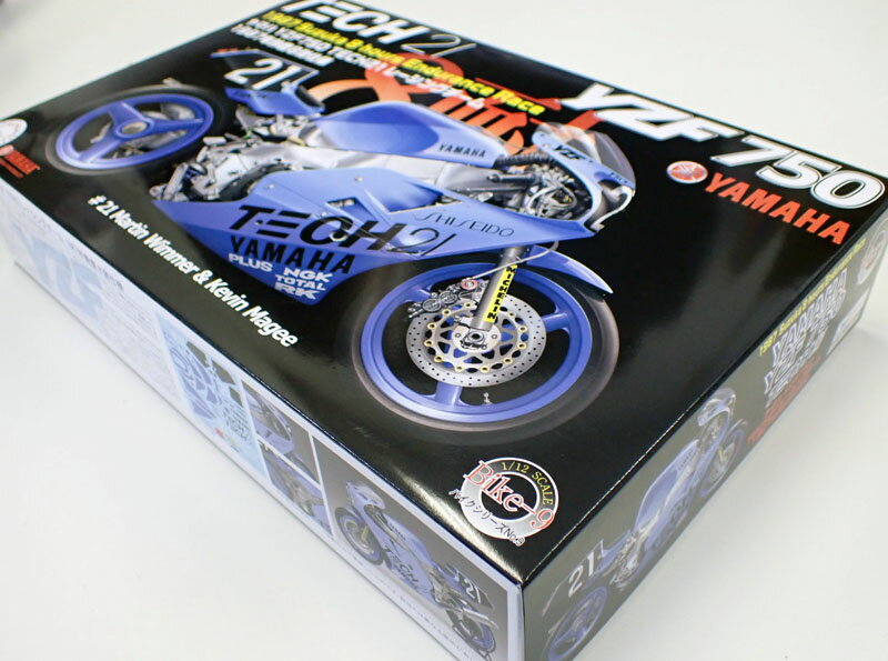 1/12 ヤマハ YZF750 TECH21レーシングチーム 1987年鈴鹿8耐仕様【フジミ バイク プラモデル BIKE9】のサムネイル