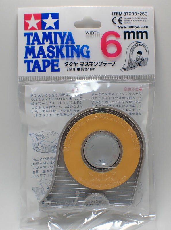 タミヤ マスキングテープ 6mm【タミヤ Item No:87030 マスキング Item No:87030】のサムネイル