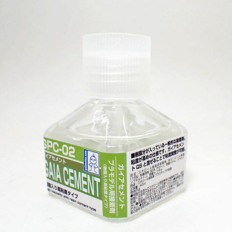 GPC-02 ガイアセメント 樹脂入り高粘度タイプ プラモデル 接着剤 ガイアノーツ 81039