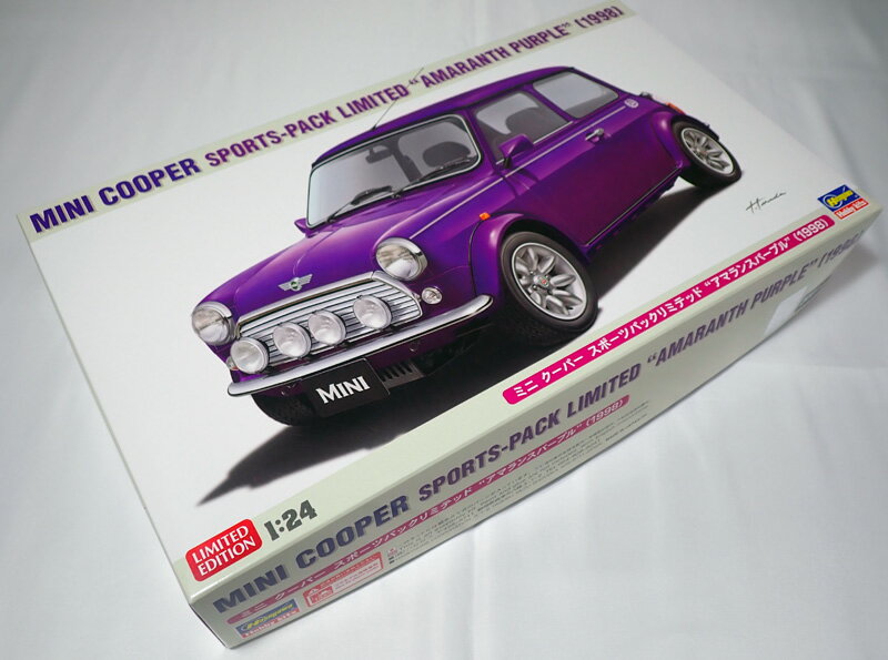 Rakuten - 1/24 ミニ クーパー スポーツパックリミテッド アマランスパープル 1998 ハセガワ 自動車 プラモデル 限定品 20814