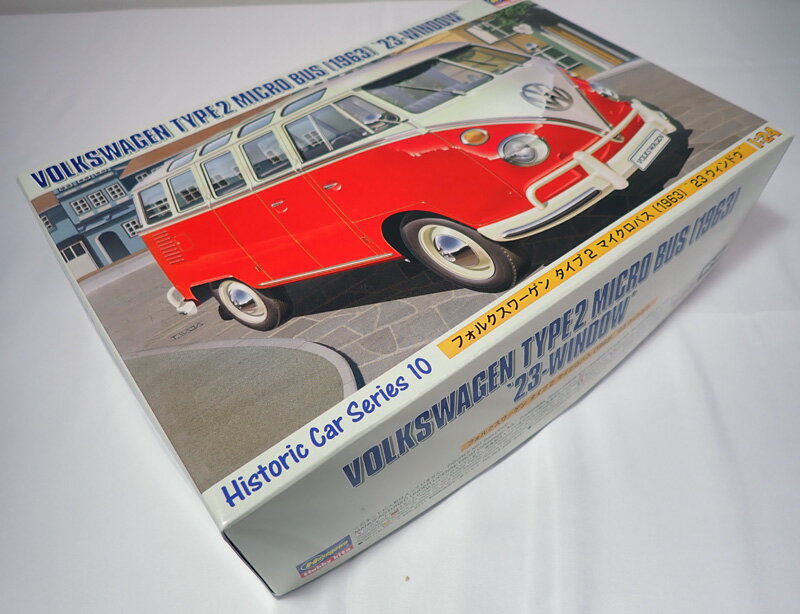 Rakuten - 1/24 フォルクスワーゲン タイプ2 マイクロバス 1963 23ウィンドウ ハセガワ 自動車 プラモデル HC10