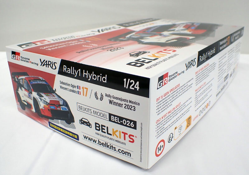 Rakuten - 1/24 トヨタ GR ヤリス ラリー1 ハイブリッド WRC 2023 ラリー・メキシコ ウィナー（日本語対訳補足説明書付属）ベルキット BEL026