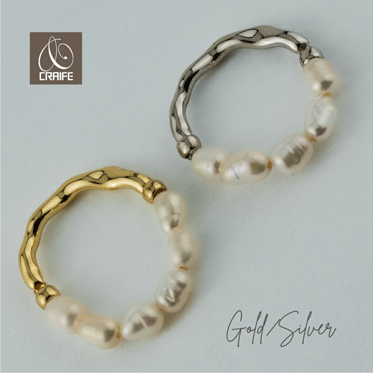 リング 淡水パール 指輪 金属アレルギー対応 18Kコーティング レディース 13号相当 サイズ調整可能 大人 上品 エレガント シンプル レディース ゴールド...