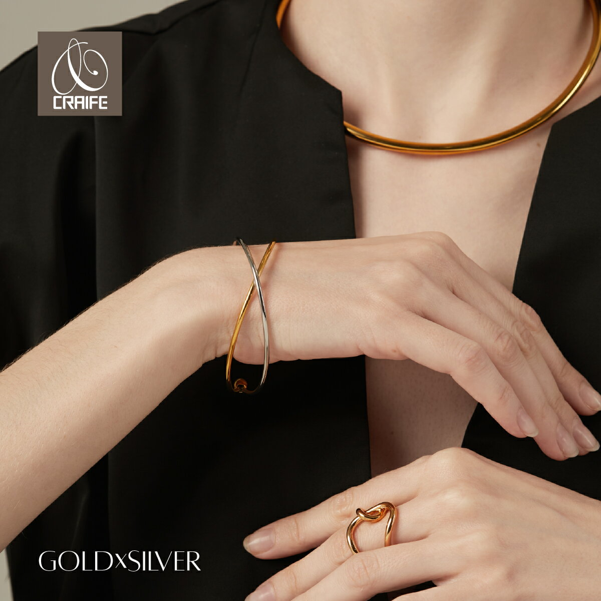 バングル サージカルステンレス 316L 金属アレルギー対応 18K コーティング ブレスレット レディース 大人 かわいい シンプル エレガント ジュエリー ...