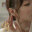 【最大25%OFFクーポン配布中】 イヤーカフ イヤーカフス イヤカフ 金属アレルギー対応 18K ニッケルフリー ジルコニア ダブルライン レイヤード レディース かわいい ジュエリー ゴールド 送料無料 プチプライス高見え CRAIFE