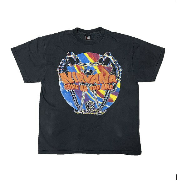 Nirvana ニルヴァーナ Tシャツ Come As You Are XL 黒｜バンドT ロックT グランジ 90s 名曲 半袖 メンズ レディース ユニセックス 人気 定番 音楽 ストリート デザイン 注目 コレクターズアイテム
