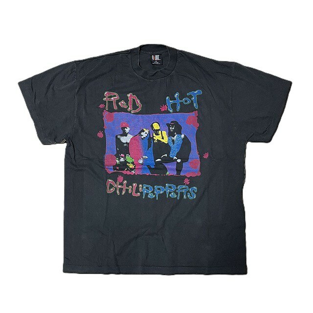 Red Hot Chili Peppers 레드 핫 칠리 페퍼즈 T 셔츠 블랙 XL 양면 프린트 | 밴드 T 록 T 반팔 맨즈 헌 옷풍 인기 클래식 명반 앨범 음악 라이브 스트리트 디자인 빅 사이즈 주목 컬렉터즈 아이템