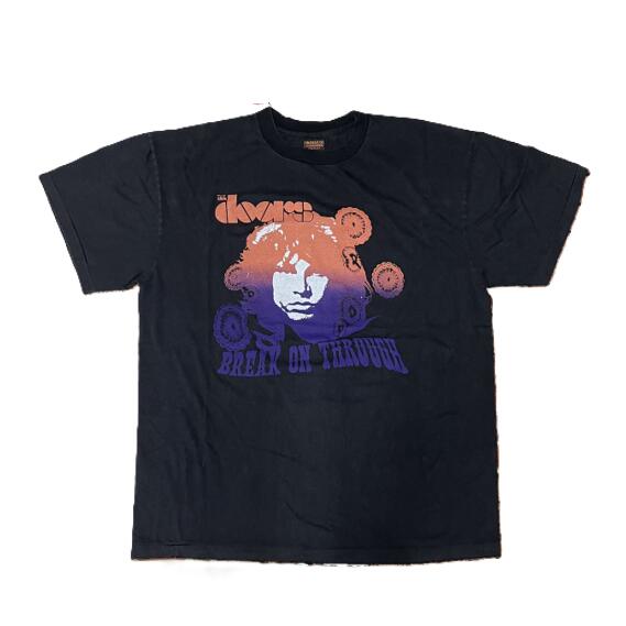 THE DOORS / ドアーズ Tシャツ ジム モリソン XL 黒 ブラック 半袖 バンドT ロックTシャツ 両面プリント メンズ レディース ユニセックス 新品