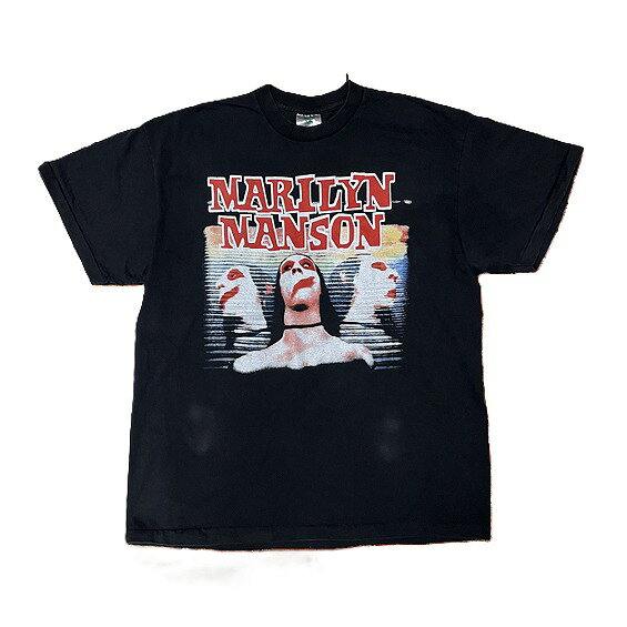 Rakuten - Marilyn Manson マリリンマンソン Tシャツ Sweet Dreams XL 黒 両面プリント｜バンドT ロックT インダストリアル メタル 半袖 メンズ 人気 希少 名曲 音楽 ライブ ストリート デザイン 注目 コレクターズアイテム