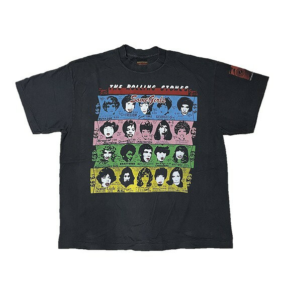 The Rolling Stones ローリングストーンズ Tシャツ Some Girls バンドT ロックT 半袖 メンズ レディース プリントTシャツ ローリングストーンズ 洋楽 音楽 グッズ アーティストT ライブT ツアーT クラシックロック ストリート カジュアル ブラック 黒 人気