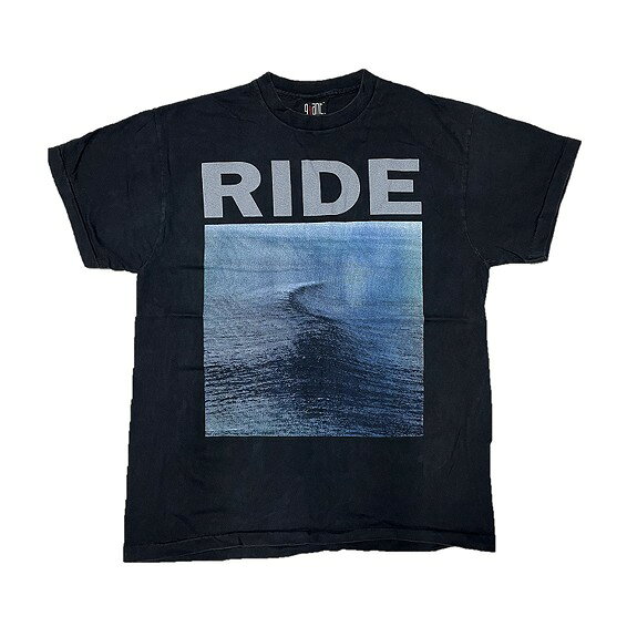 Ride ライド Tシャツ Nowhere ノーホエア 半袖 バンドT ロックT メンズ レディース 音楽Tシャツ アーティストTシャツ シューゲイザー オルタナティブロック UKロック インディーロック カジュアル ストリート 人気 名盤 アルバム ジャケット デザイン ブラック 黒