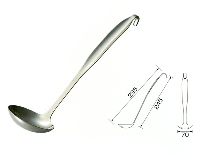 ≪日本製≫18-8ステンレス ワンピースお玉（小）45cc Φ7cm