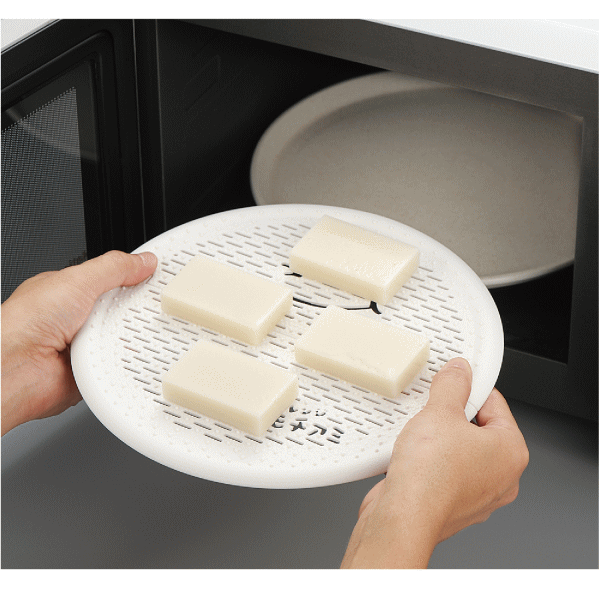 丸型レンジモチアミ 直径25cm RE-174電子レンジOK、曙産業、お餅、餅焼、もち