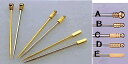 18-8ステンレス製 カクテルピン(オードブルピン)全長:100mm オール金仕上げ SKS