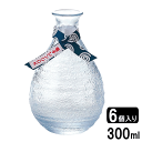 エムタカ No.7159 ガラス製 徳利 2合 300ml (6個入)硬質ガラス製 電子レンジ対応 Φ87×H135mm 9-2281-0701_ES