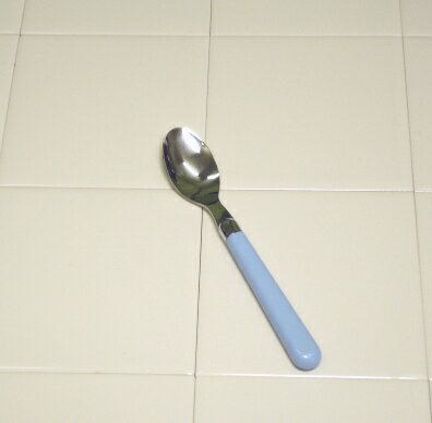 カラーカトラリー　ティースプーン　ブルー
