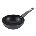 ◎【送料無料】ノンフッ素 セラループ IH深型フライパン 24cm SF-325_HB リサイクル フライパン 揚げ物天ぷらアルミ製 内面セラミックコート IH...