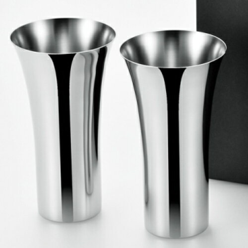 食楽工房 SUSCUP 18-8ステンレス サスビアカップ 380ml 2客セット 口径80×高さ150mm ミラー仕上げ SCS-..