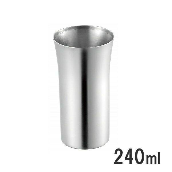 食楽工房 SUSCUP 18-8ステンレス サスビアカップ 240ml 口径60×高さ115mm ミラー仕上げ SCS-13_AH【父の日 ギフト】