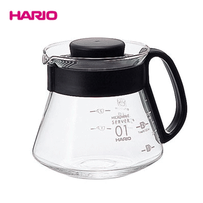 ※HARIO/ハリオ V60 レンジサーバー360mlXVD-36B 1〜3杯用 　9-0900-1 ...