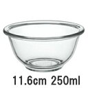 iwaki/イワキ 耐熱ガラス製ベーシックボウル 外径115mm 250ml ボール BC320 9-0260-1305_ES 60サイズ