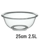 iwaki/イワキ 耐熱ガラス製ベーシックボウル 外径252mm 2.5L ボール BC325, 9-0260-1301_ES