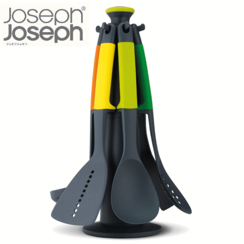 ◎ポイント10倍！Joseph Joseph/ジョセフジョセフ エレベート カルーセルセット 【キッチンツール6点セット】【回転する台座付き】 品番101188　ポイント10倍！