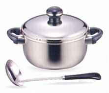 乐天商城 - 【IH対応】オブジェ　ギフト用セットソースポット18cm＆お玉　OJ-60-1