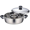 <IH・ガス火対応>OJ-8-1 オブジェ おでん 湯豆腐鍋 25cm 3.7L中子・仕切付 3〜4人用