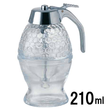 【送料無料】ハニーディスペンサー ガラス製 はちみつ 蜂蜜 容器 P067_SK 【沖縄は送料1500円】60サイズ