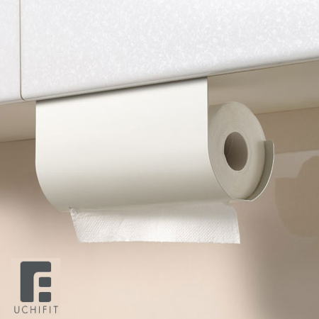 ◎【あす楽】オークス キッチンペーパーハンガー ホワイトUFS3 幅270×奥行120×高さ155mm ≪日本製≫