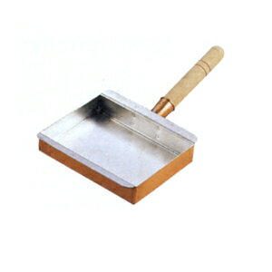 銅玉子焼き器 名古屋型 18cm　552-03