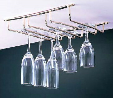 ≪即納OK！≫ 金メッキグラスハンガー 3連 長さ325×幅255×高さ43mm　PSTD4,9-2274-0501(グラスハンガー)