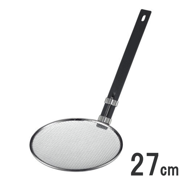 スリースノー樹脂ハンドルそば揚 タテ型 27cm 10187_SE 新越ワークス