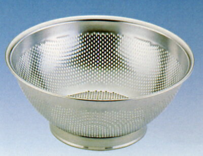 ＊【日本製】　ユキワ　パンチング　水切りざる　内径18cm　18-8ステンレス 9-0264-0601_ES