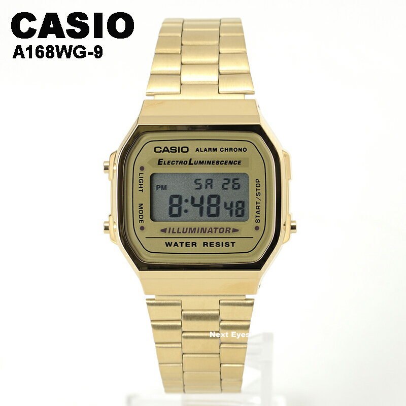 CASIO カシオ デジタル 腕時計 ブレス ゴールド レディース メンズ カジュアル ビジネス スーツ チープカシオ チプカ…