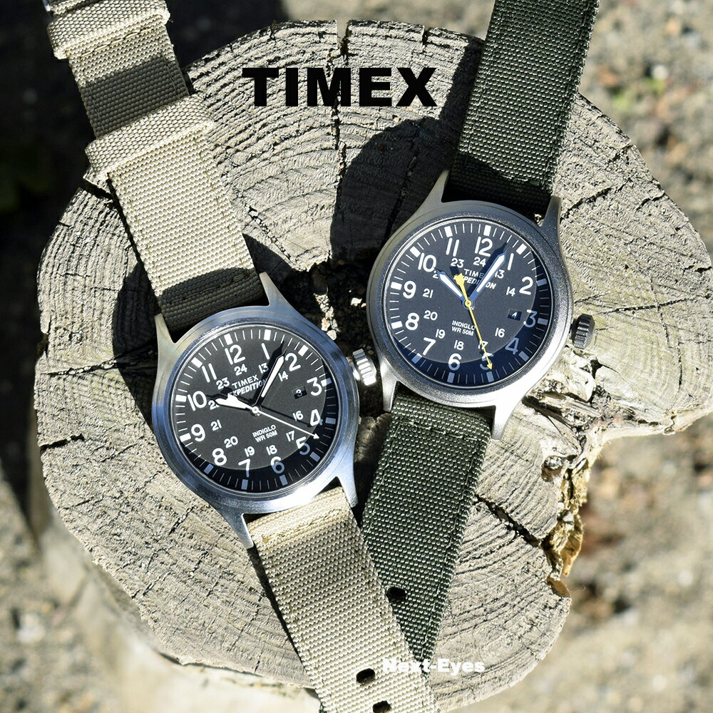 TIMEX 腕時計 メンズ タイメックス エクスペディション スカウト メタル EXPEDITION SCOUT METAL T49961 オリーブ アナログ クォーツ ミリタリーテイスト カジュアル ウォッチ