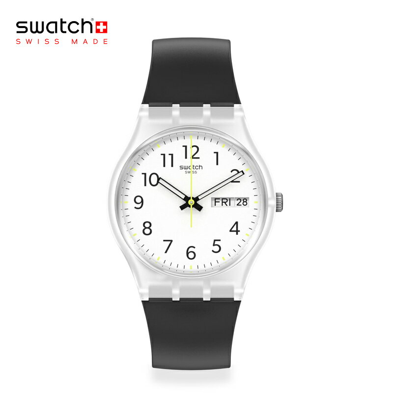 正規品 Swatch スウォッチ 腕時計 メンズ レディース RINSE REPEAT BLACK リンス・リピート・ブラック SK28K701【バ…