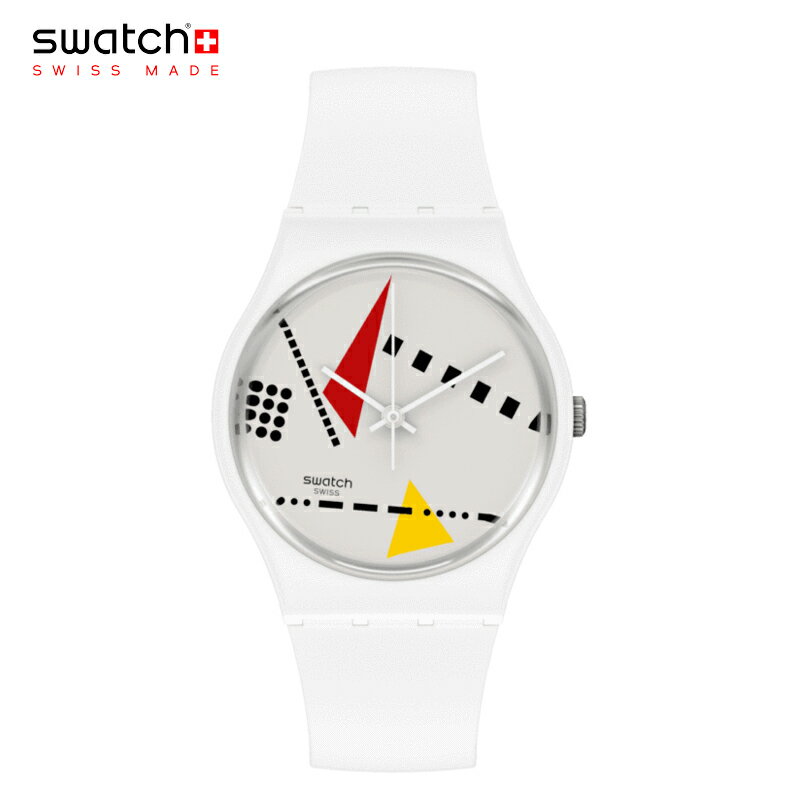 スウォッチ 腕時計（メンズ） 正規品 Swatch スウォッチ 1980年代デザイン WHI_MEM M バイオセラミック SO31W106 腕時計 メンズ レディース ユニセックス スペシャルBOX 贈り物 プレゼント deal0304